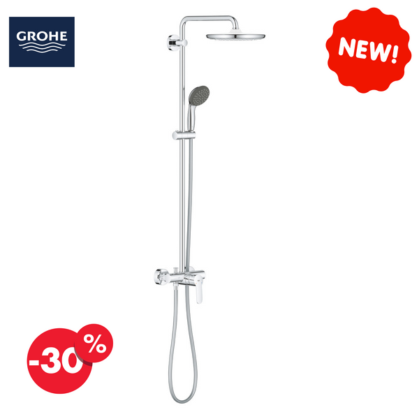 Grohe Vitalio Start System 250 Colonne de douche avec mitigeur monocommande, Chrome (26679000)