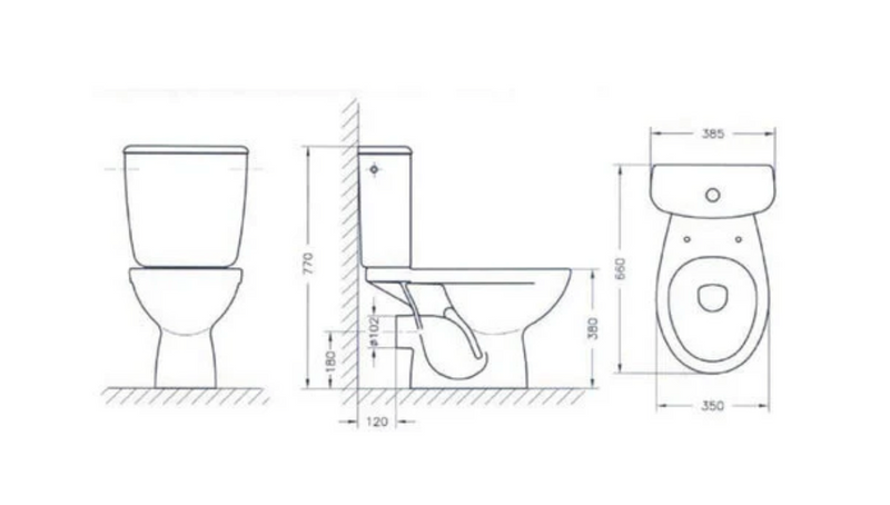 PROMO Pack WC 3/6L ROCA SOPHIA sortie horizontale - Blanc - {{L'entrepôt du bricoleur }}