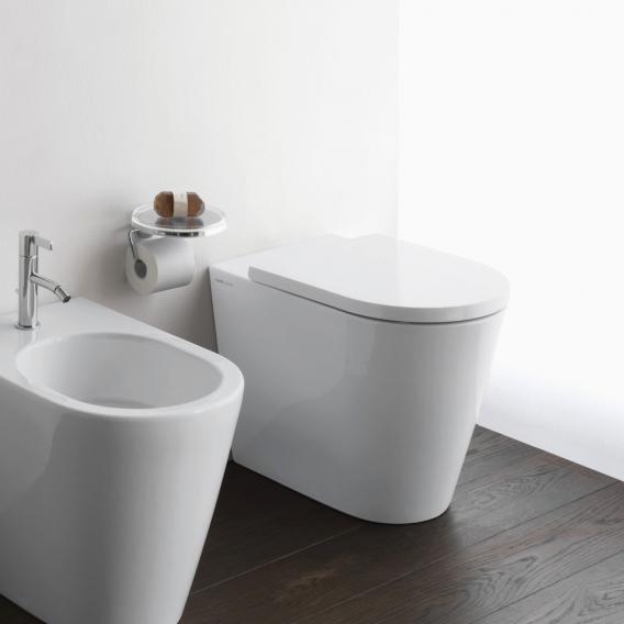 Toilettes au sol, à fond creux, sans bride | Kartell by LAUFEN | salle de bain - {{L'entrepôt du bricoleur }}