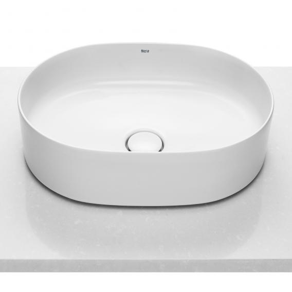 Vasque de lavabo ronde blanc, avec MaxiClean | Roca inspira | Salle de bain - {{L'entrepôt du bricoleur }}