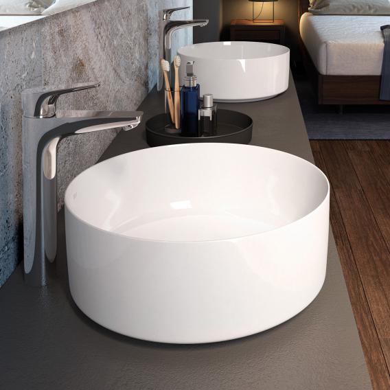 Vasque de lavabo ronde blanc, avec MaxiClean | Roca | Salle de bain - {{L'entrepôt du bricoleur }}