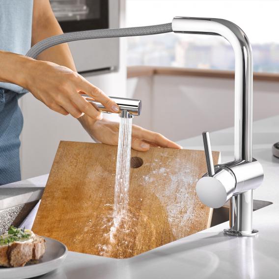 Robinetterie de cuisine avec douchette Dual extractible | Grohe | Cuisine - {{L'entrepôt du bricoleur }}